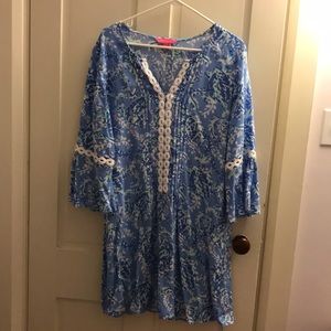 Lilly Pulitzer Hollie Tunic In Turtley Awesome